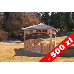 Rectangular gazebo P9b 3 x 3 m 9m2