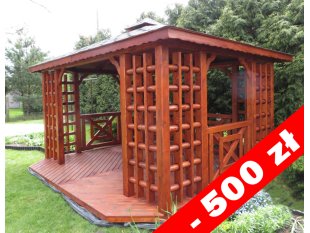 Pavillon Staropolska 1 rechteckig 4 ​​x 3 m 12 m2