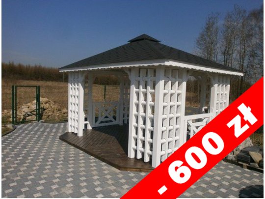 Pavillon Staropolska 1 rechteckig 4 ​​x 4 m 16 m2
