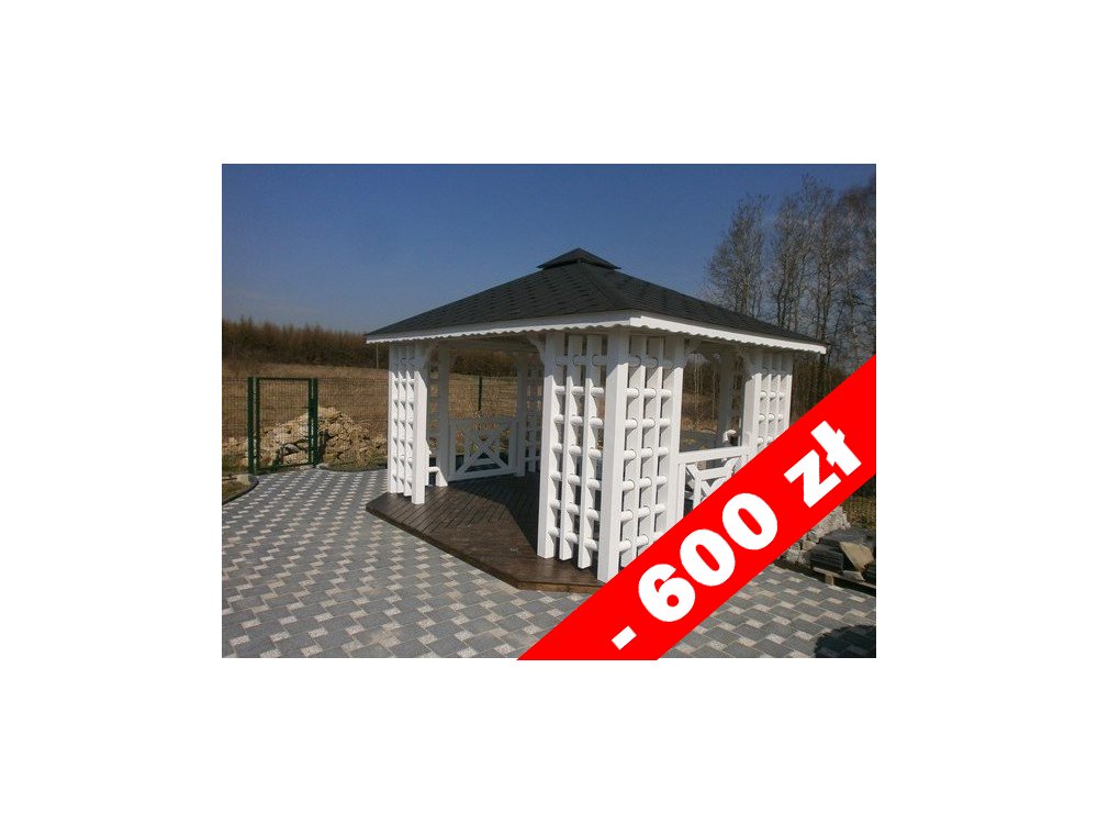 Gazebo Staropolska 1 rectangular 4 x 4 m 16 m2