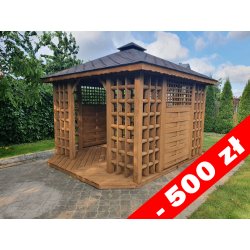 Pavillon Staropolska 2 rechteckig 3 x 3 m 9m2