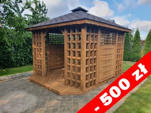 Pavillon Staropolska 2 rechteckig 3 x 3 m 9m2