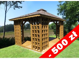 Altpolnischer rechteckiger Pavillon 3 x 3 m 9 m2