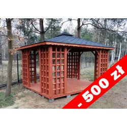 Altpolnischer rechteckiger Pavillon 4 x 3 m 12 m2