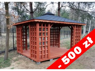 Altpolnischer rechteckiger Pavillon 4 x 3 m 12 m2