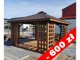 Altpolnischer rechteckiger Pavillon 4 x 4 m 16 m2