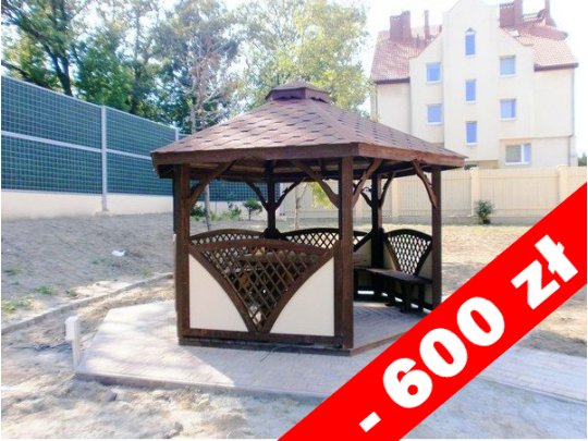 Sechseckiger Pavillon C1 ∅ 5,0m 20m2