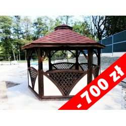 Hexagonal gazebo C1 ∅ 6.0m 28m2