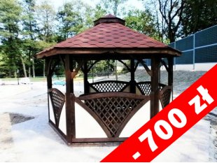 Sechseckiger Pavillon C1 ∅ 6,0m 28m2