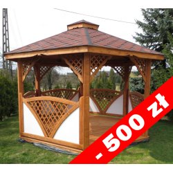 Sechseckiger Pavillon C2 ∅ 3,2m 8m2