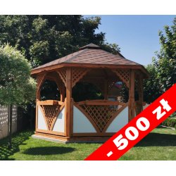 Sechseckiger Pavillon C2 ∅ 3,9m 12m2