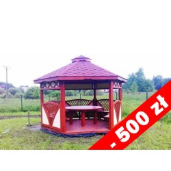 Sechseckiger Pavillon C3 ∅ 3,2m 8m2