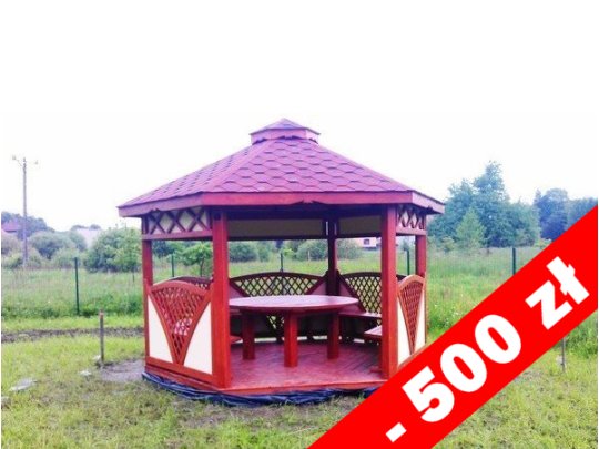 Sechseckiger Pavillon C3 ∅ 3,2m 8m2