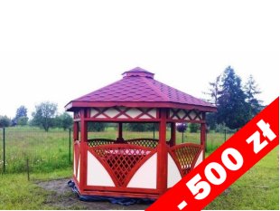 Sechseckiger Pavillon C3 ∅ 3,9m 12m2