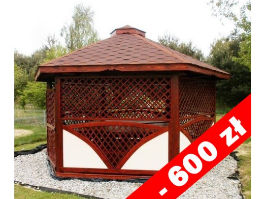 Sechseckiger Pavillon C3 ∅ 5,0m 20m2