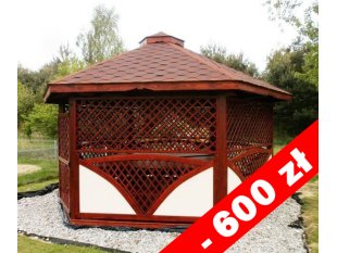 Sechseckiger Pavillon C3 ∅ 5,0m 20m2