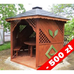 Sechseckiger Pavillon S1 ∅ 3,2m 8m2