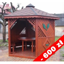 Sechseckiger Pavillon S1 ∅ 5,0m 20m2