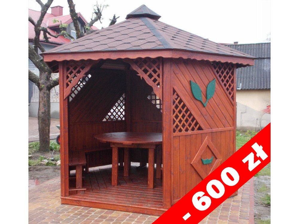 Hexagonal gazebo S1 ∅ 5.0m 20m2