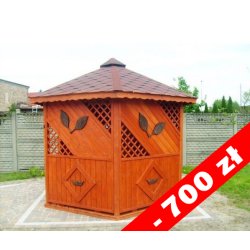 Hexagonal gazebo S1 ∅ 6.0m 28m2