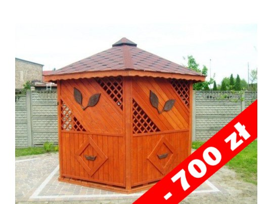 Sechseckiger Pavillon S1 ∅ 6,0m 28m2