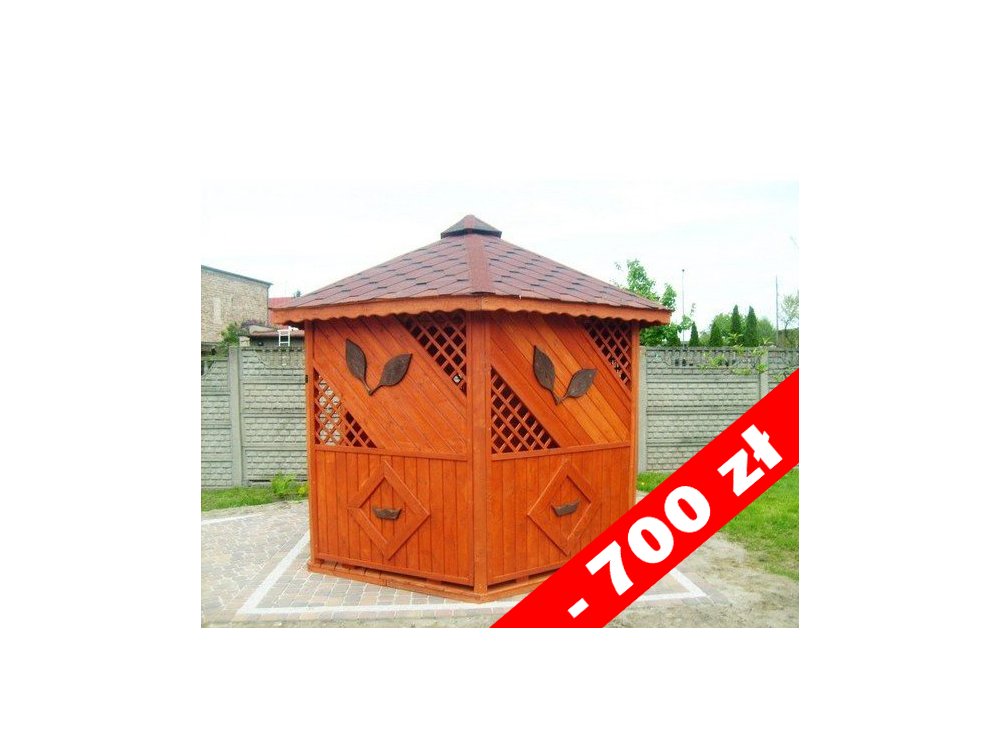 Sechseckiger Pavillon S1 ∅ 6,0m 28m2