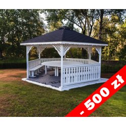 Hexagonal gazebo S2 ∅ 3.9m 12m2