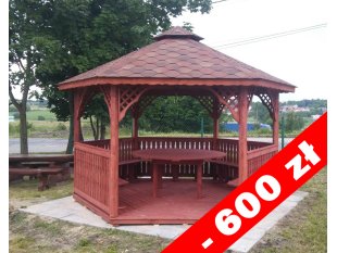 Sechseckiger Pavillon S2 ∅ 5,0m 20m2