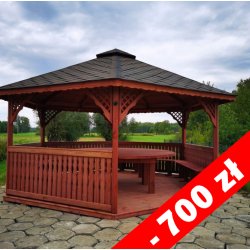 Sechseckiger Pavillon S2 ∅ 6,0m 28m2