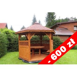 Sechseckiger Pavillon S2a ∅ 5,0m 20m2