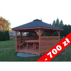 Sechseckiger Pavillon S2a ∅ 6,0m 28m2