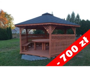 Sechseckiger Pavillon S2a ∅ 6,0m 28m2