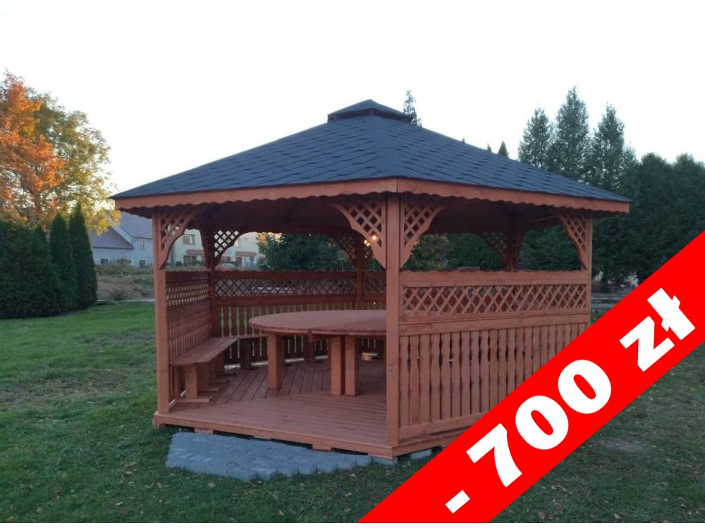 Sechseckiger Pavillon S2a ∅ 6,0m 28m2
