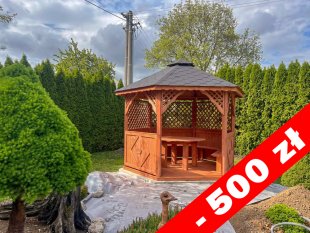 Sechseckiger Pavillon S3 ∅ 3,9m 12m2