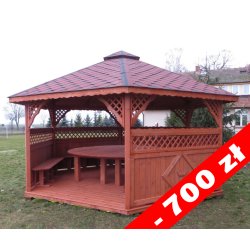 Hexagonal gazebo S3a ∅ 6.0m 28m2