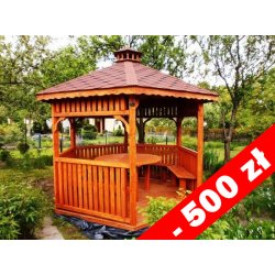 Sechseckiger Pavillon S4 ∅ 3,2m 8m2