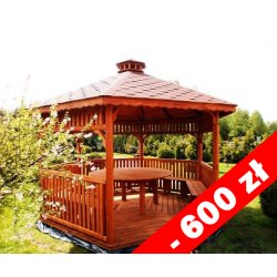 Sechseckiger Pavillon S4 ∅ 5,0m 20m2