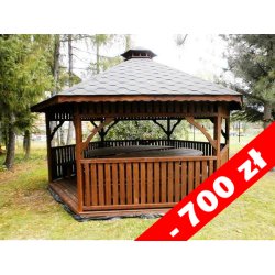 Sechseckiger Pavillon S4 ∅ 6,0m 28m2