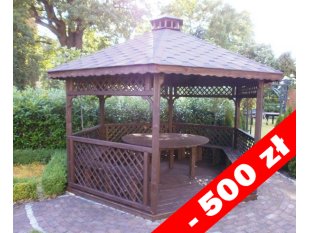 Sechseckiger Pavillon S4a ∅ 3,2m 8m2