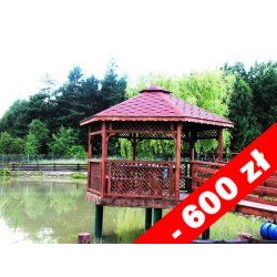 Sechseckiger Pavillon S4a ∅ 5,0m 20m2