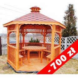 Hexagonal gazebo S4a ∅ 6.0m 28m2