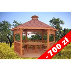 Hexagonal gazebo S4b ∅ 6.0m 28m2