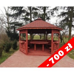 Altana sześciokątna S5 ∅ 6,0m 28m2