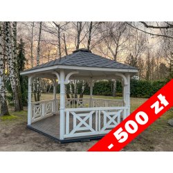 Sechseckiger Pavillon S5 ∅ 6,0m 28m2