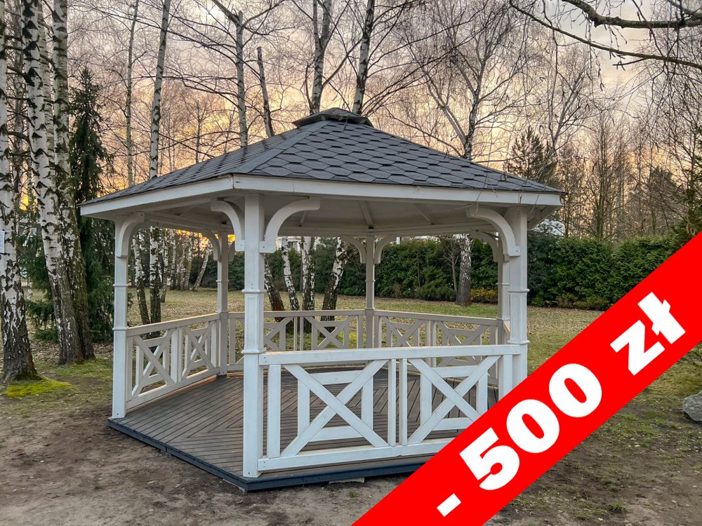 Sechseckiger Pavillon S5 ∅ 6,0m 28m2