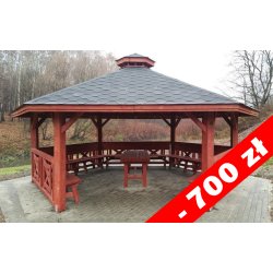 Altana sześciokątna S5a ∅ 6,0m 28m2