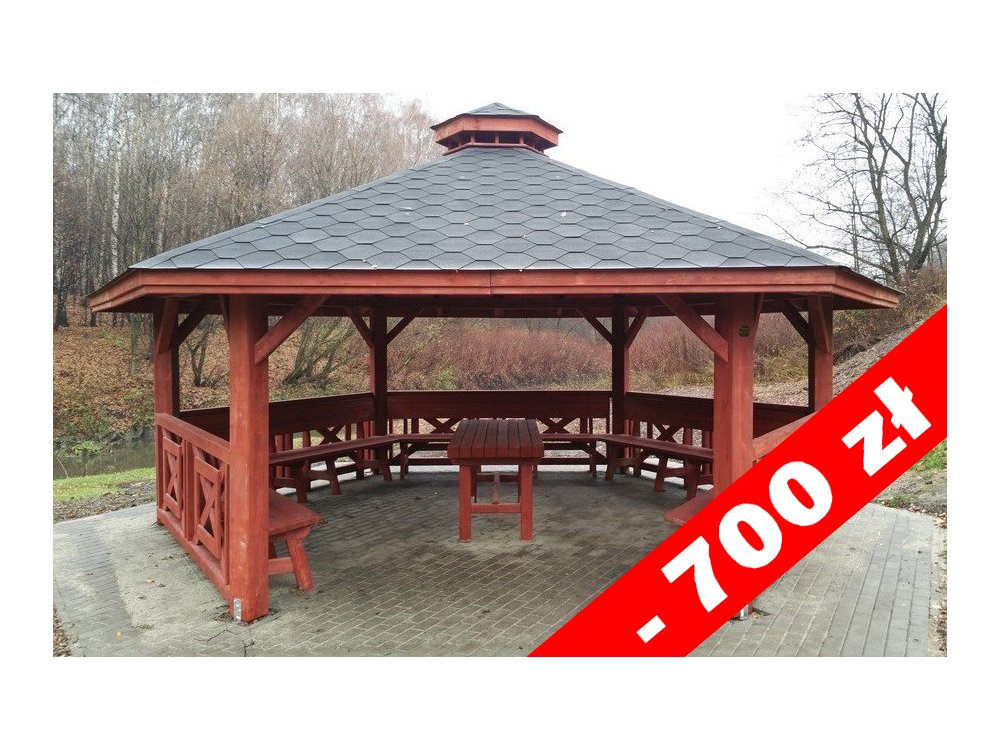 Altana sześciokątna S5a ∅ 6,0m 28m2