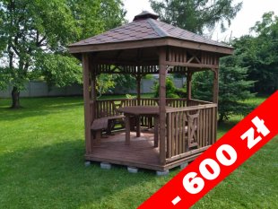 Sechseckiger Pavillon S6 ∅ 5,0m 20m2