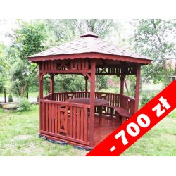 Sechseckiger Pavillon S6 ∅ 6,0m 28m2