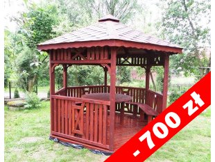 Sechseckiger Pavillon S6 ∅ 6,0m 28m2